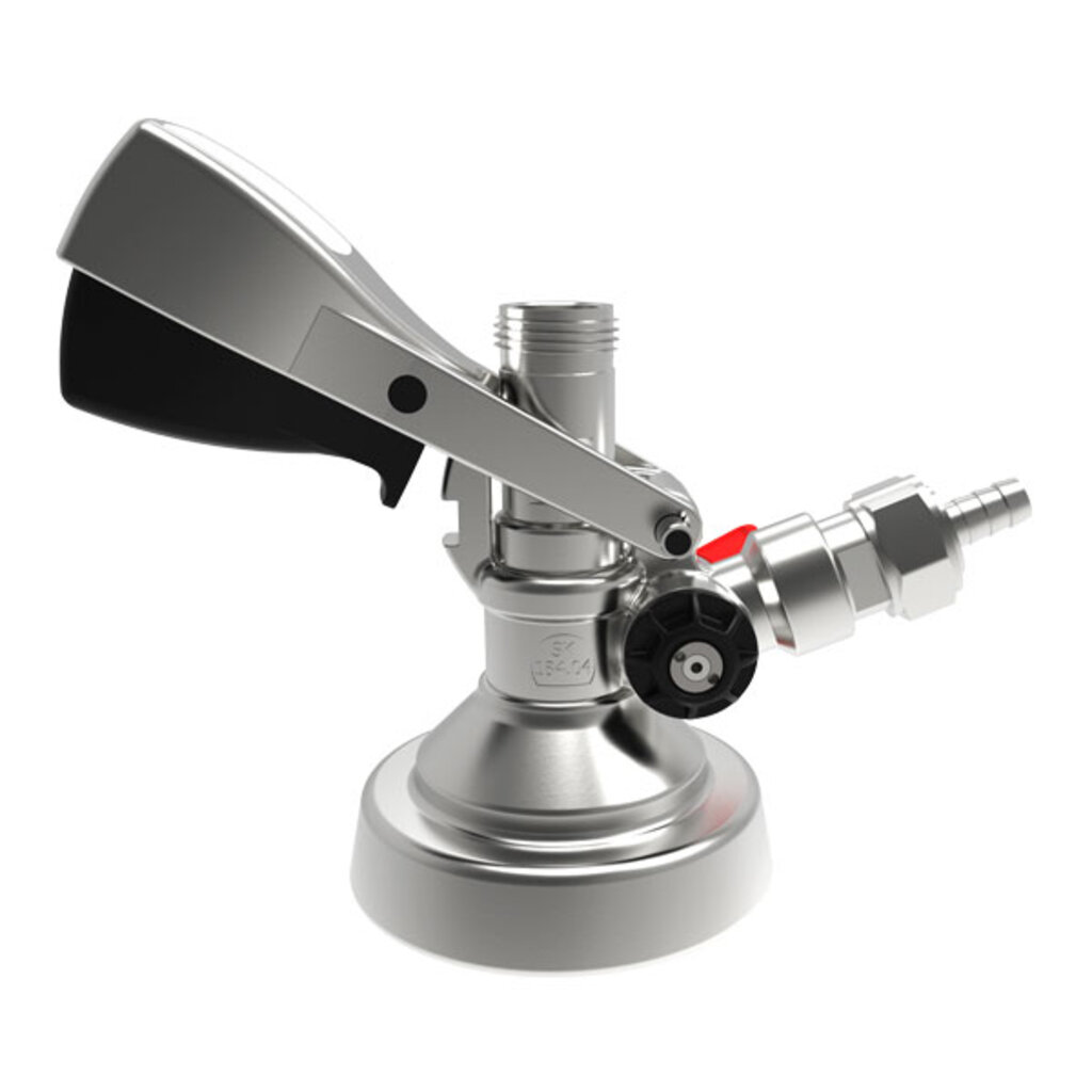 キーケグカプラー KEY KEG　ディスペンスヘッド Best KeyKeg™ Stainless Steel Keg Coupler – Ergo Handle